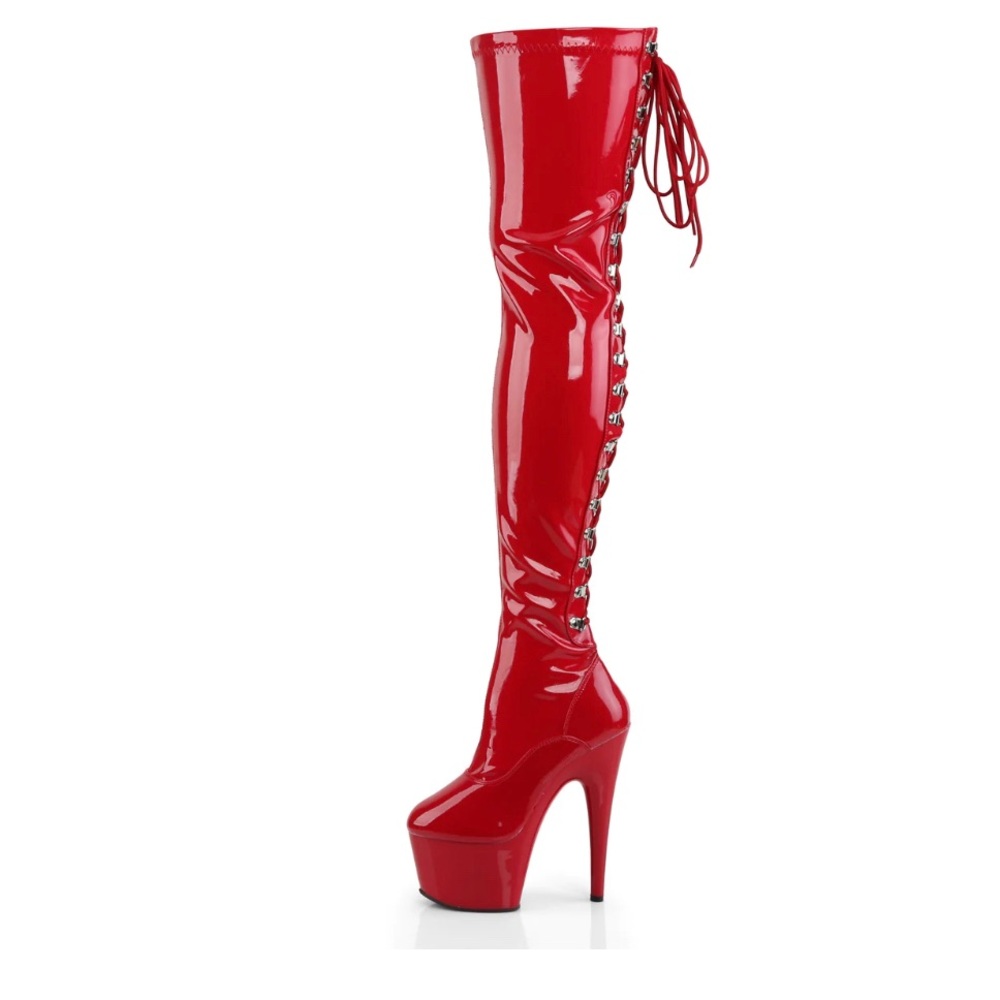 Please red Boots Adore size 8